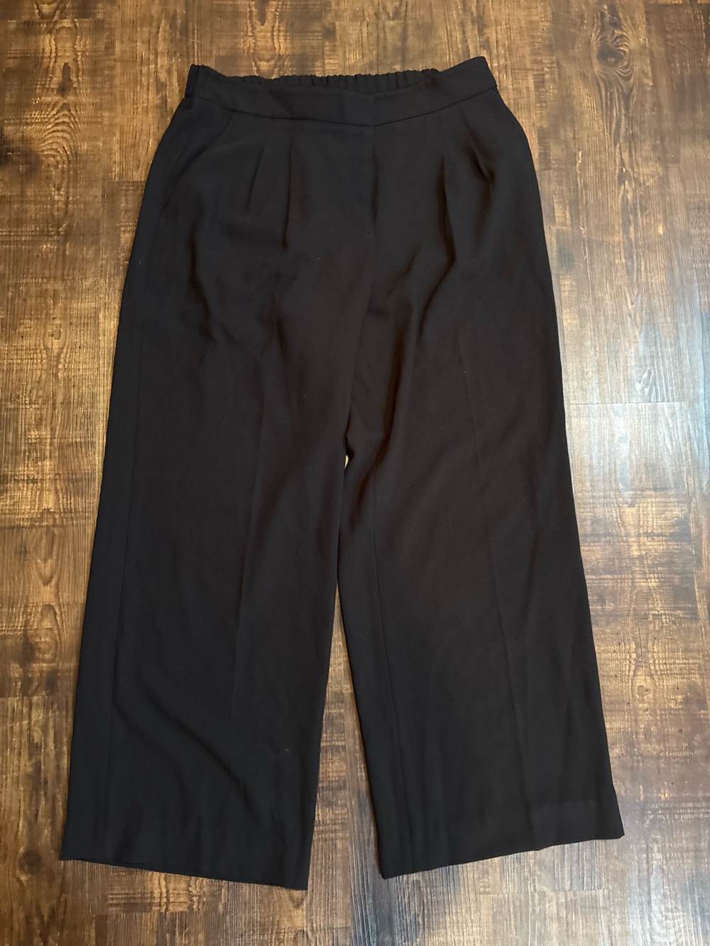 RW&CO. Black Wide-Leg Dress Pants